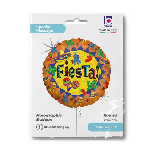 Fóliový balónek kruh Fiesta 46 cm