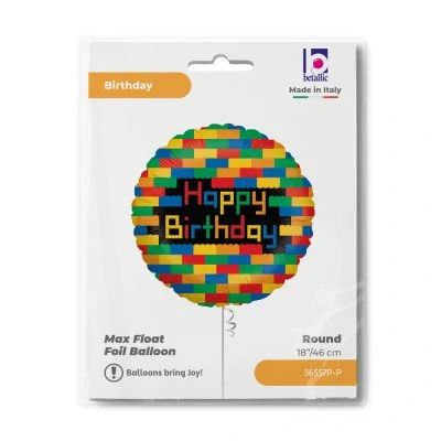 Fóliový balónek LEGO HB 18, 46 cm