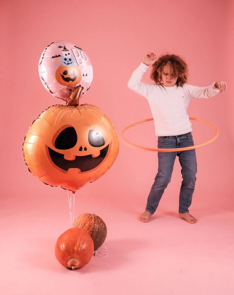 Fóliový balónek Halloweenská dýně 74 cm