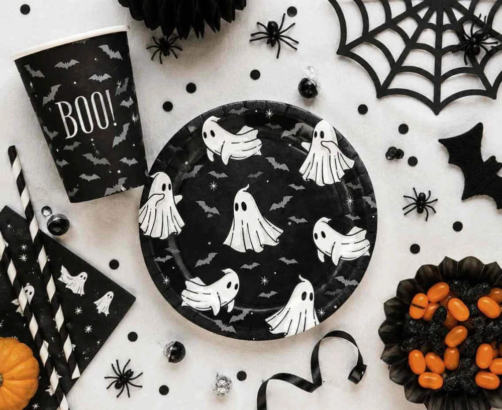 Papírové kelímky Boo Halloween 6 ks