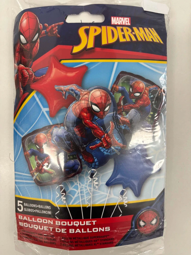 2. jakost Sada foliových balonků Spiderman - 4 ks