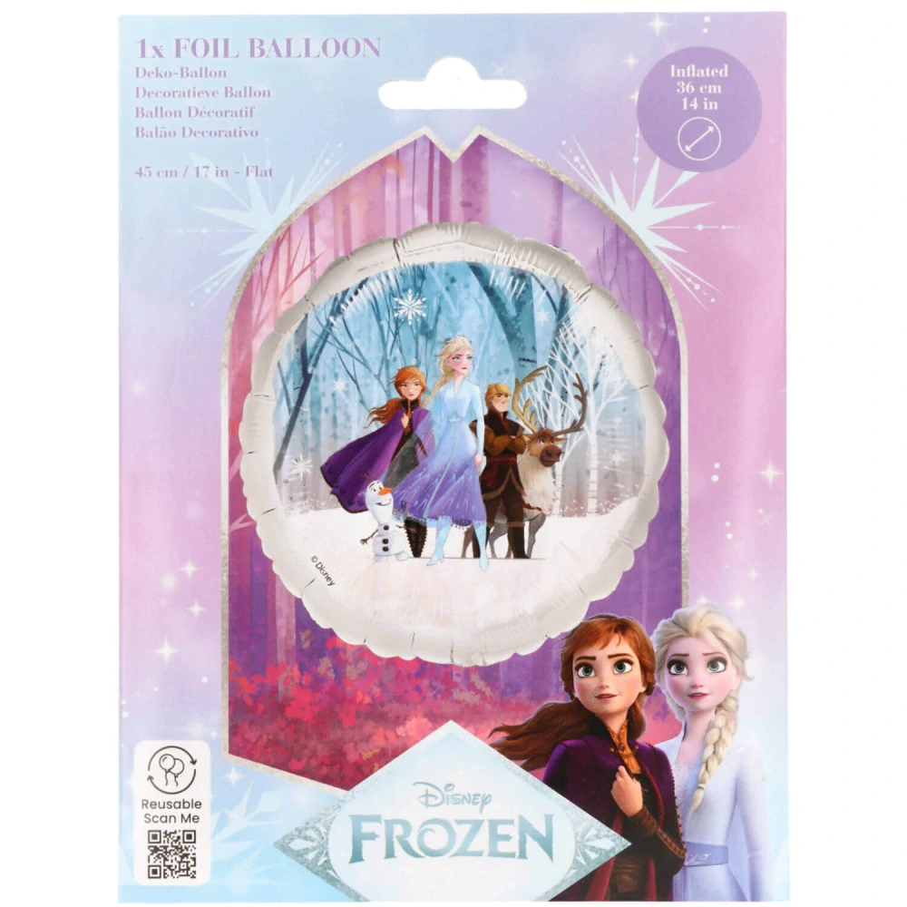Fóliový balónek Frozen 2 kruh 45 cm