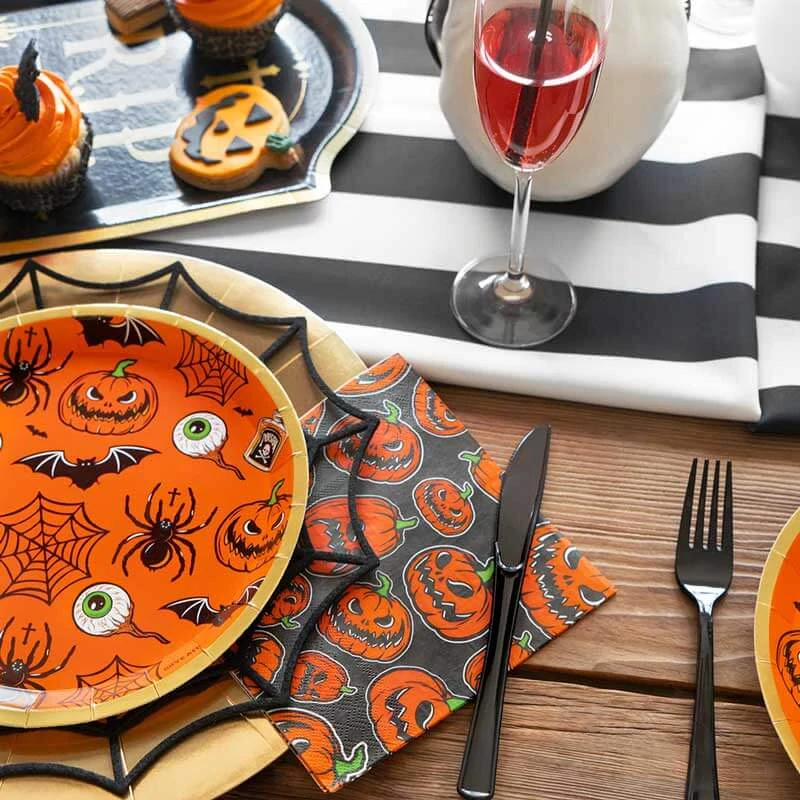 Papírové ubrousky Halloween dýně 30 ks