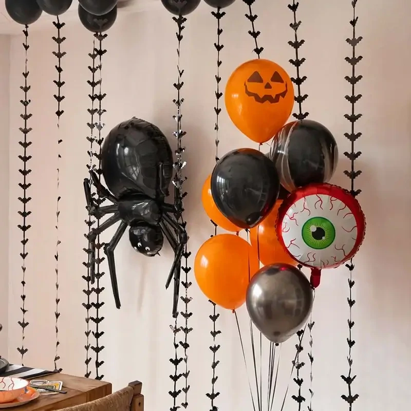 Sada balónků Halloween Oči a dýně 10 ks