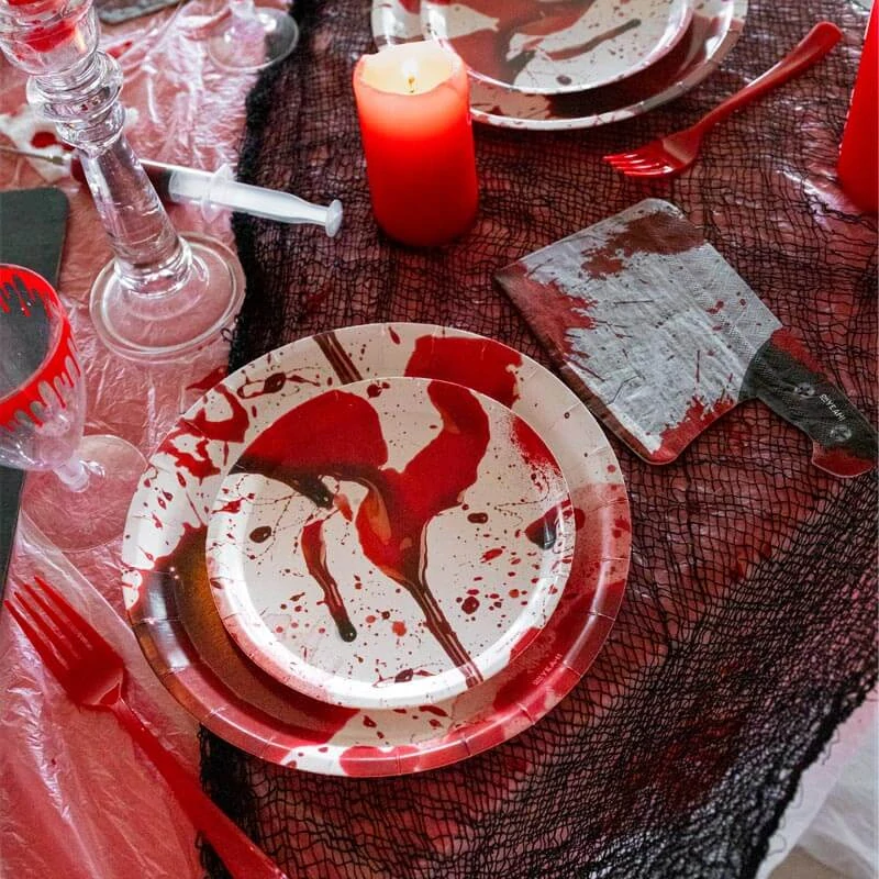 Papírové ubrousky Halloween Krvavý sekáček 20 ks