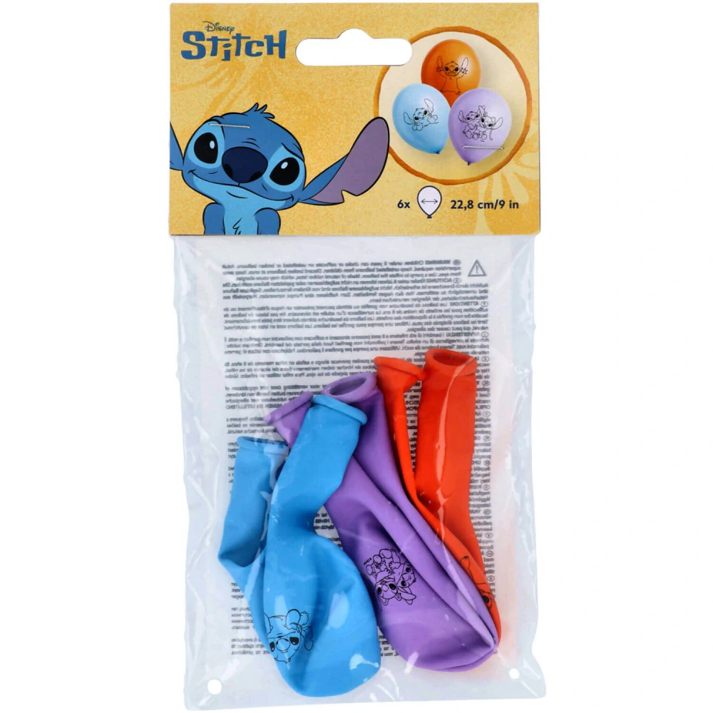Latexové balónky Stitch 6 ks