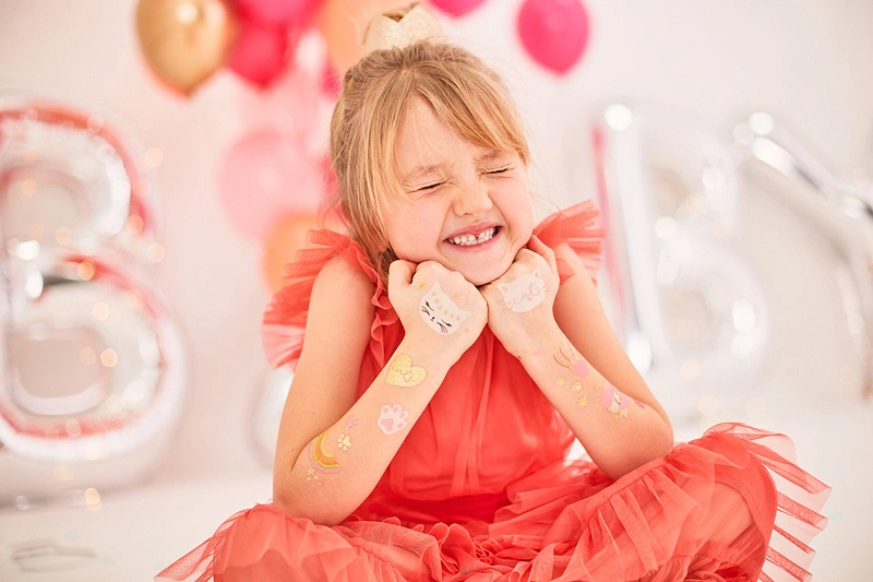 Dětské tetování Kočička 12 ks