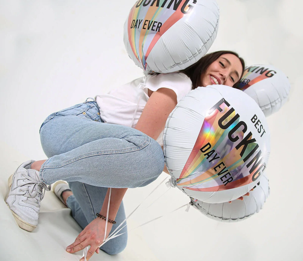 Foliový balonek Best F-cking day Ever 46 cm