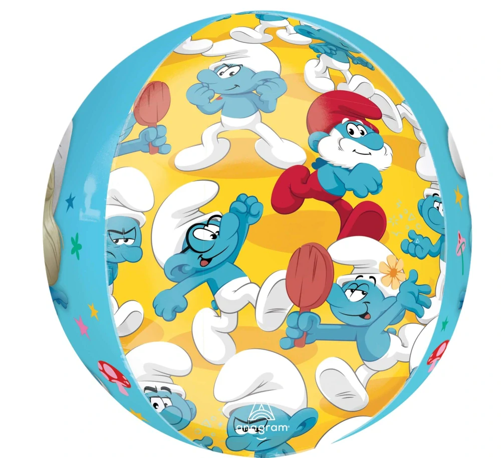 Foliový balonek Šmoulové koule 40 cm