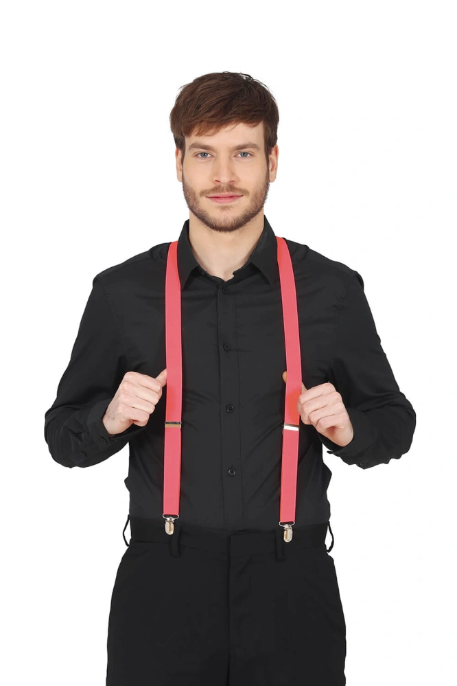 Korálově růžové kšandy