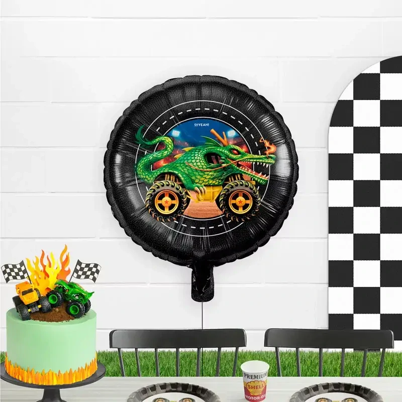 Fóliový balónek Dračí monstrum Kruh 45 cm