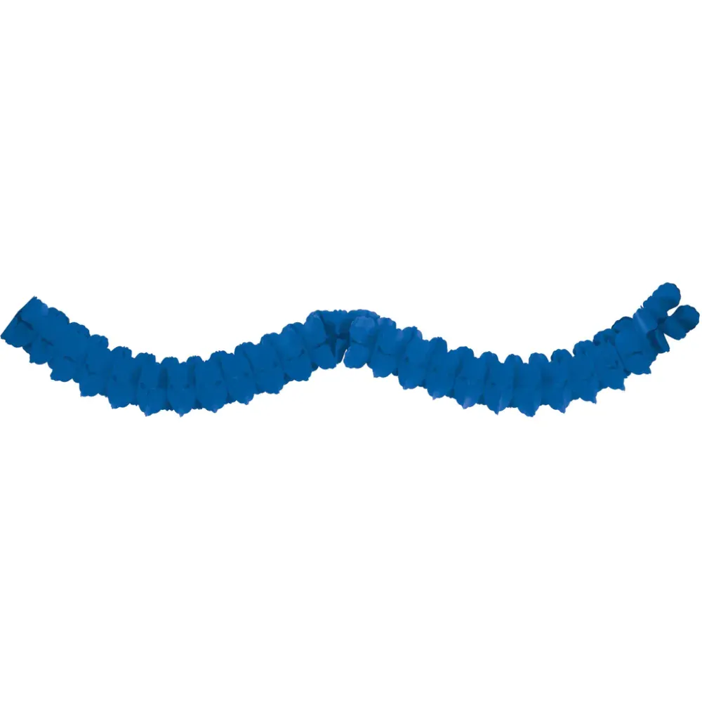 Závěsné papírová girlanda modrá 365 cm