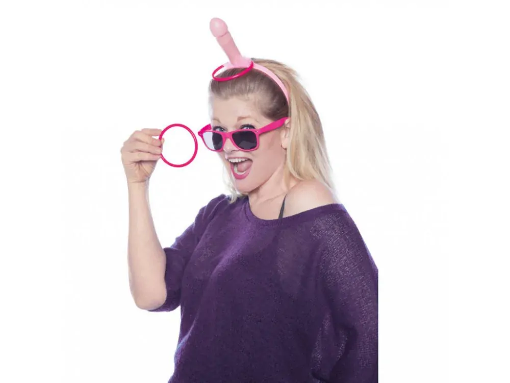 Čelenka penis s kroužky Party hra