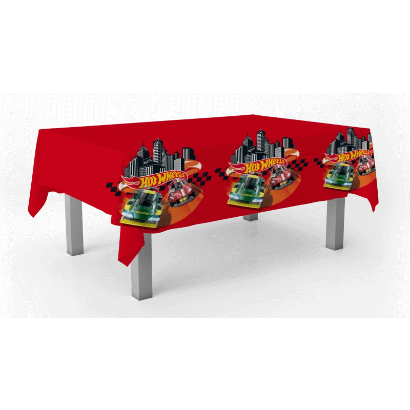 Plastový ubrus Hot Wheels 120 x 180 cm