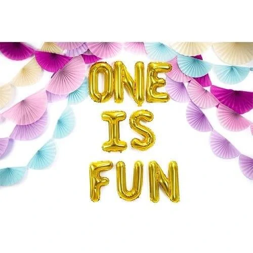 Foliové písmeno N zlaté 35 cm