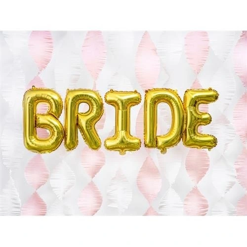 Foliové písmeno R zlaté 35 cm