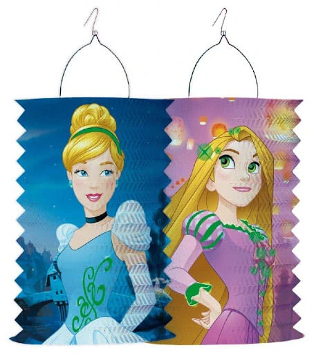 Závěsný lampion válec Disney Princess 28 cm
