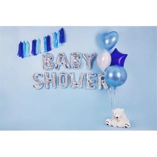 Foliové písmeno Y stříbrné 35 cm