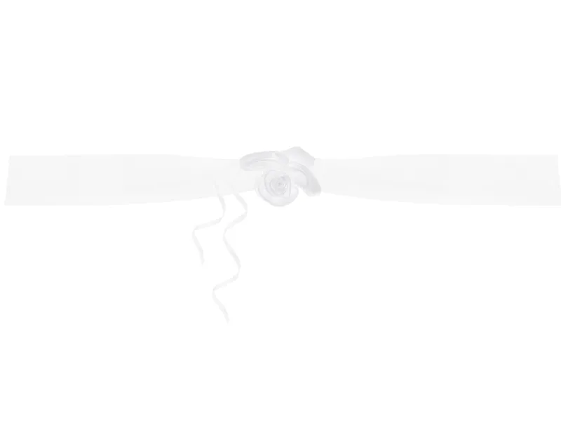 Dekorační girlanda s bílými květy 180 cm - 2 ks