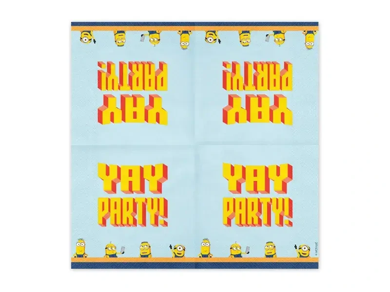 Papírové ubrousky Mimoni 20 ks