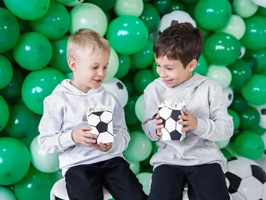 Krabice na popcorn Fotbal 6ks