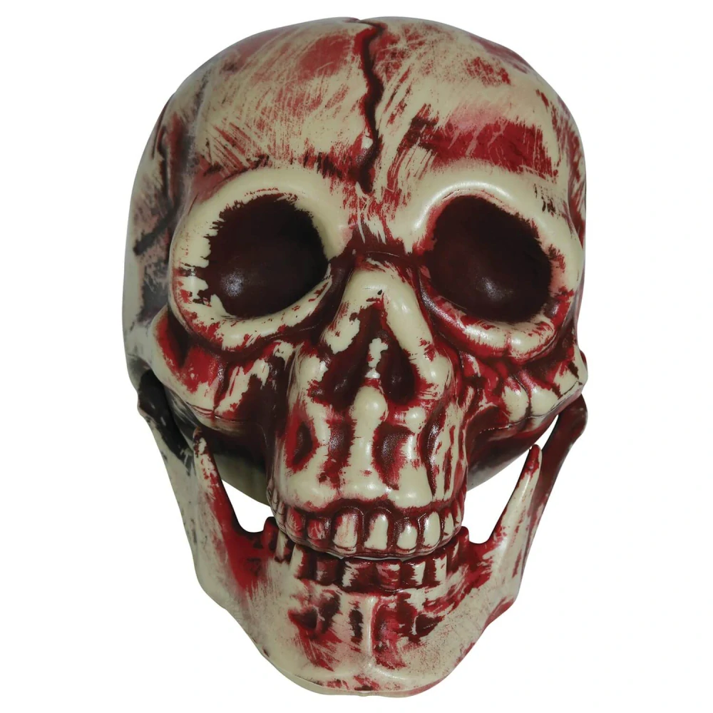 Dekorace na Halloween Krvavá lebka 20 cm