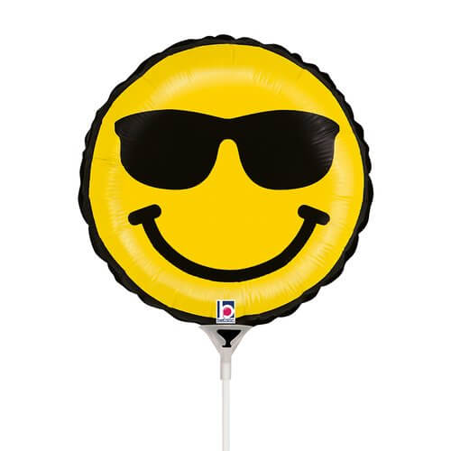 Fóliový balónek MINI Smajlík oboustranný 22 cm