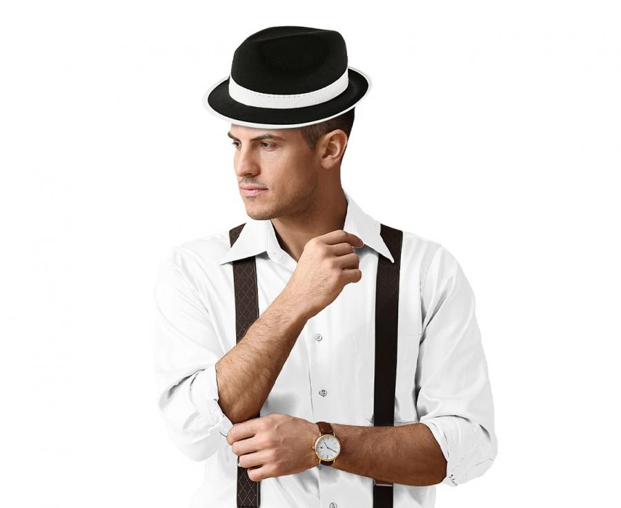 Klobouk Mafián černý