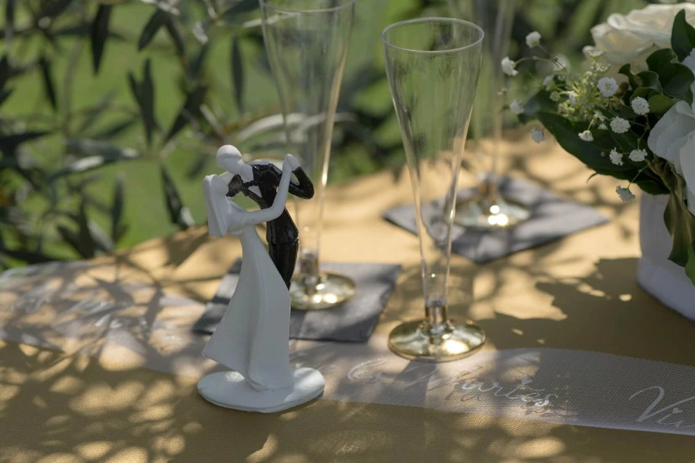 Svatební figurky Tančící pár 14cm