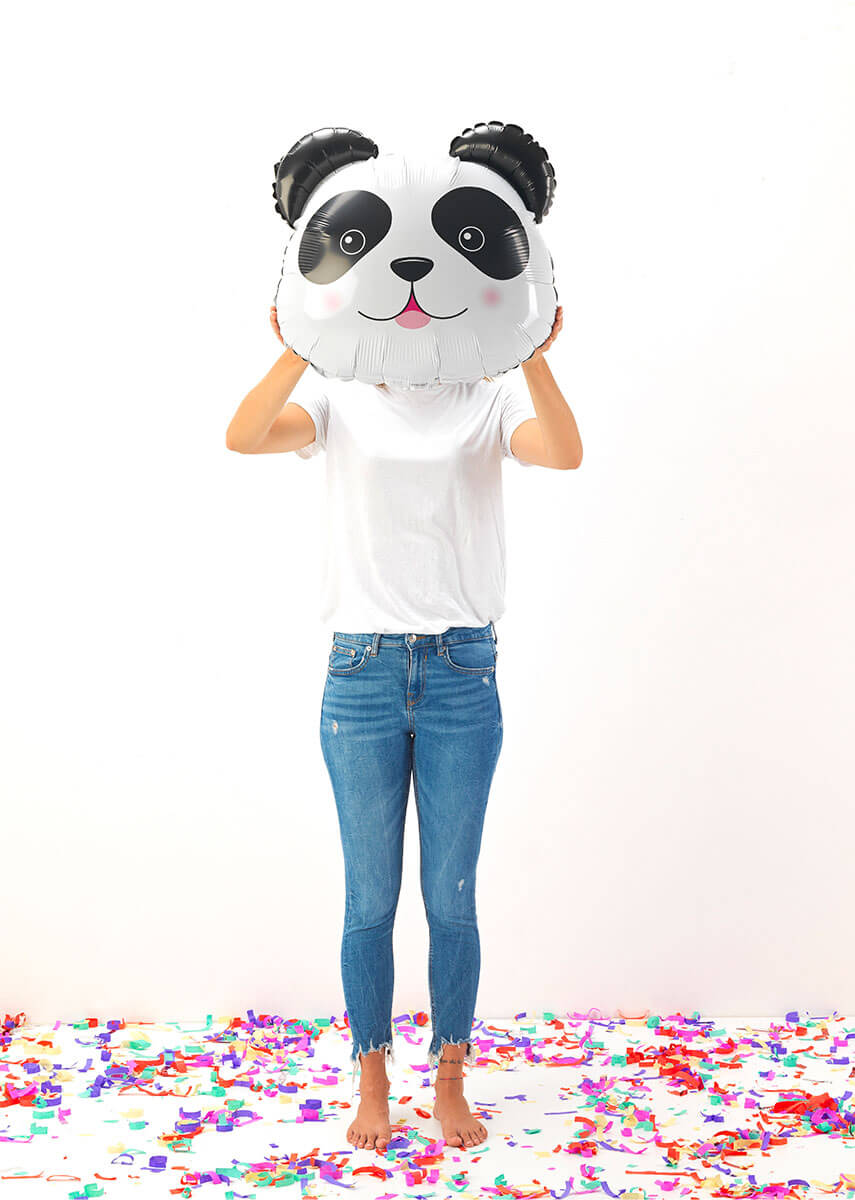 Fóliový balónek - hlava pandy 48 cm