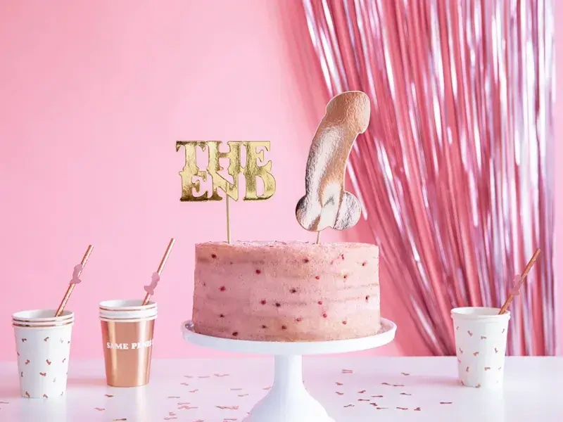 Party závěs světle růžový 90 x 250 cm