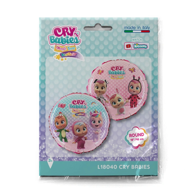 Fóliový balónek - Cry Babies kruh 46cm