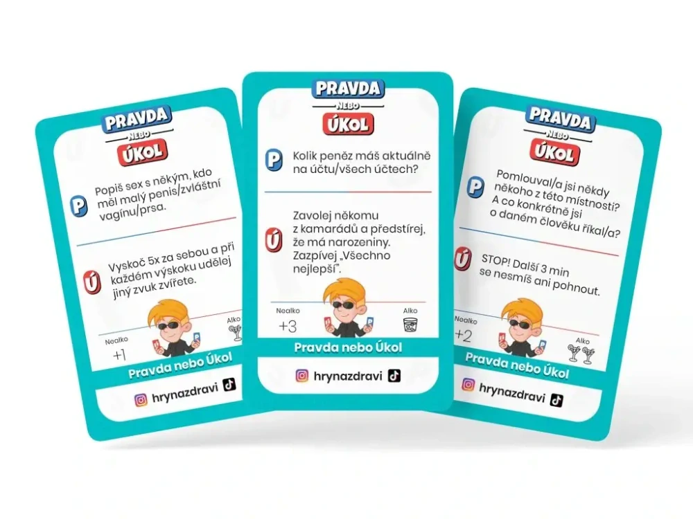 Karetní hra Pravda nebo úkol