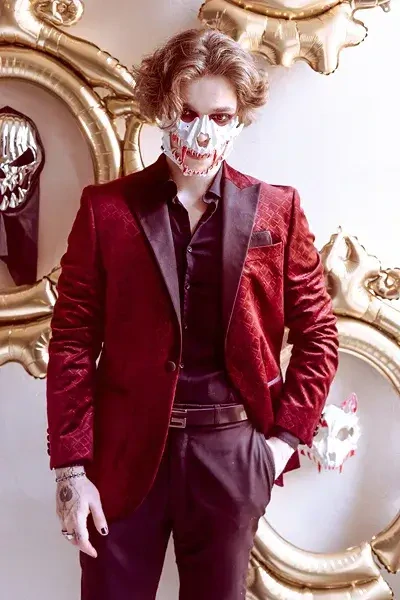 Halloweenská maska Krvavá čelist