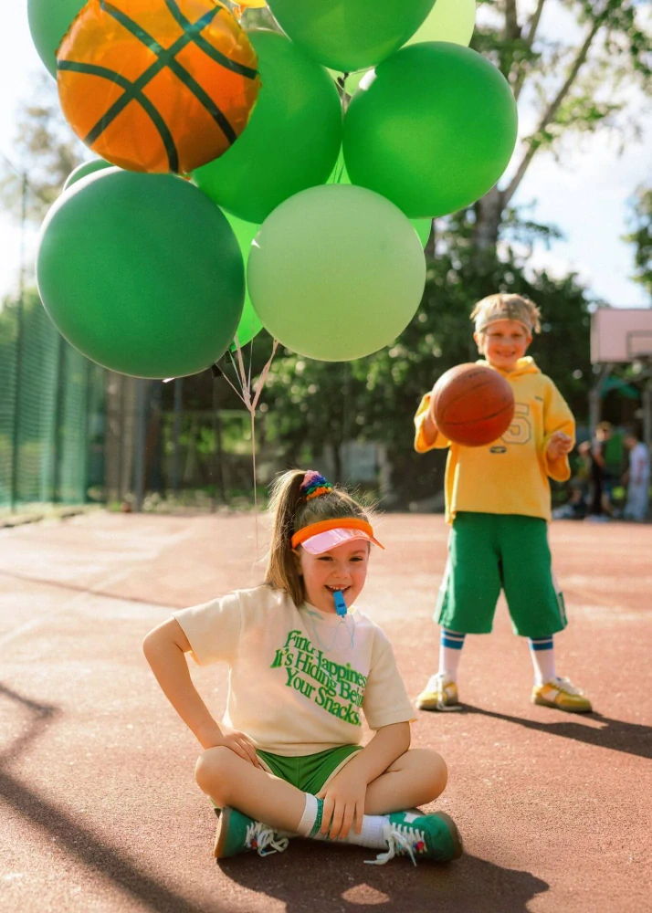 Foliový balonek Basketbalový míč 45cm