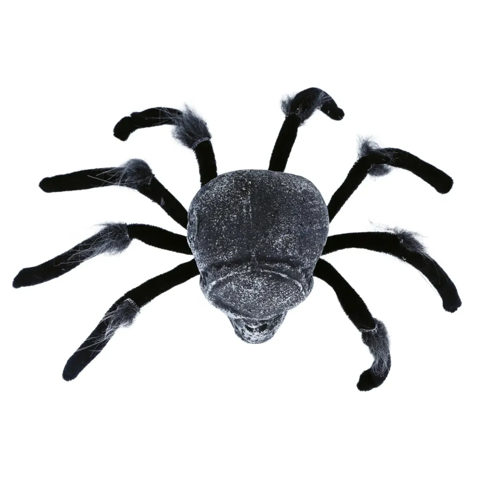 Dekorace na Halloween Pavouk s lebkou