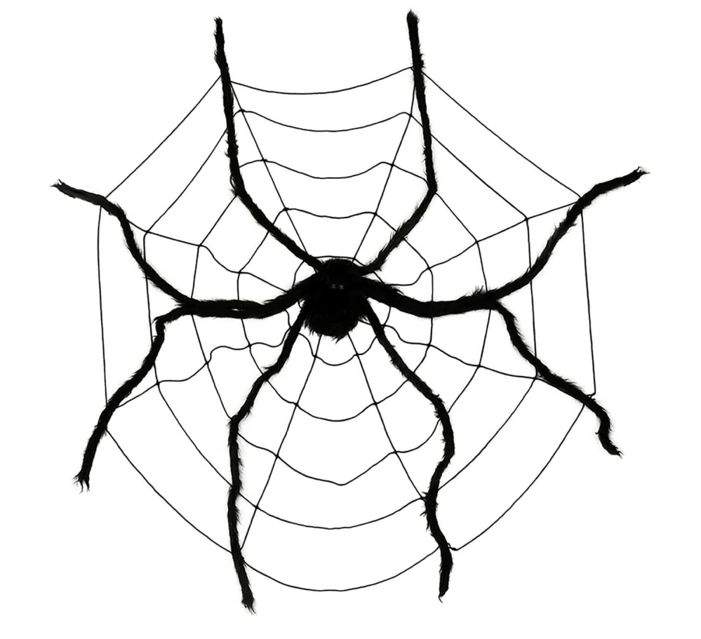 Dekorace na Halloween Pavouk s pavučinou 200 x 150 cm