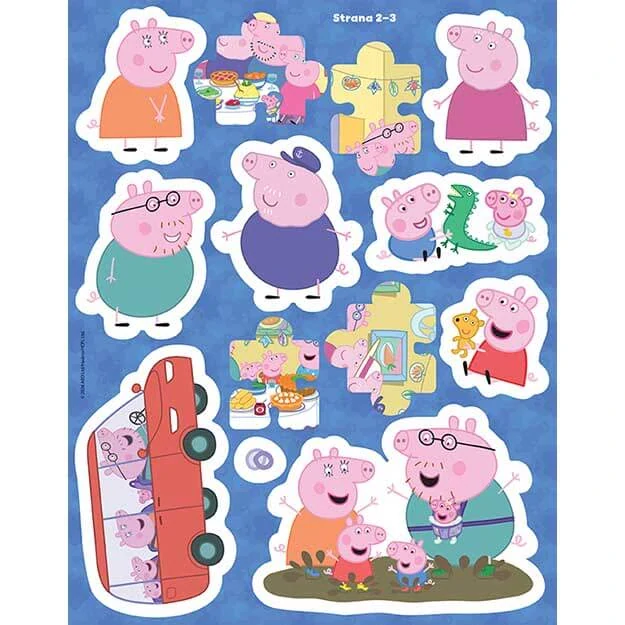 Samolepková knížka Prasátko Peppa