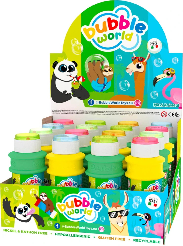 Bublifuk 175ml Maxi Zvířata