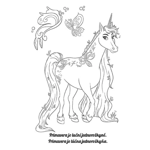 Pexeso v sešitu Jednorožci