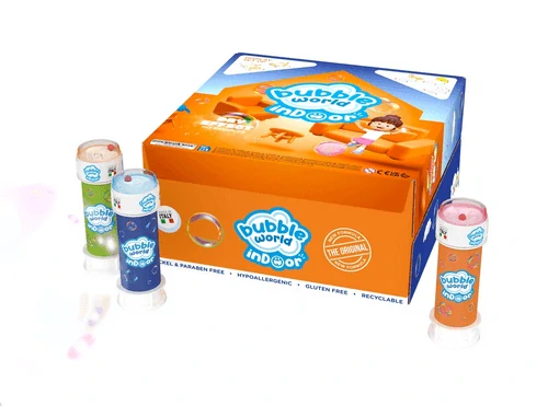 Bublifuk barevný pro vnitřní použití