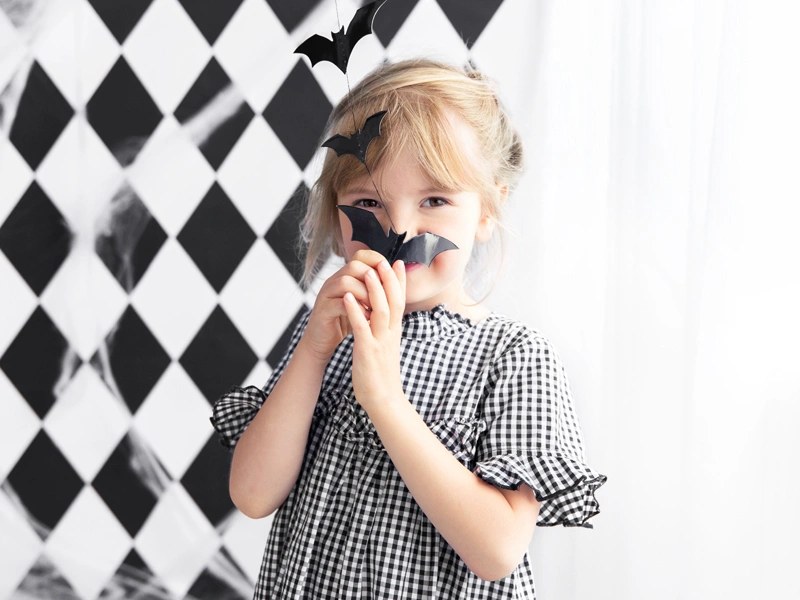 Girlanda "Netopýr" černá, 1.5m