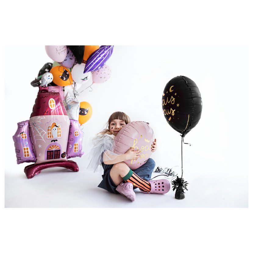 Foliový stojící balonek - Halloween - Strašidelný dům 116 x 89cm