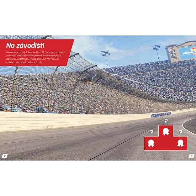 Samolepková knížka Cars