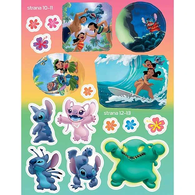Samolepková knížka Lilo a Stitch