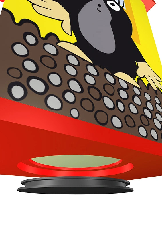 Pokladnička domeček - Krteček