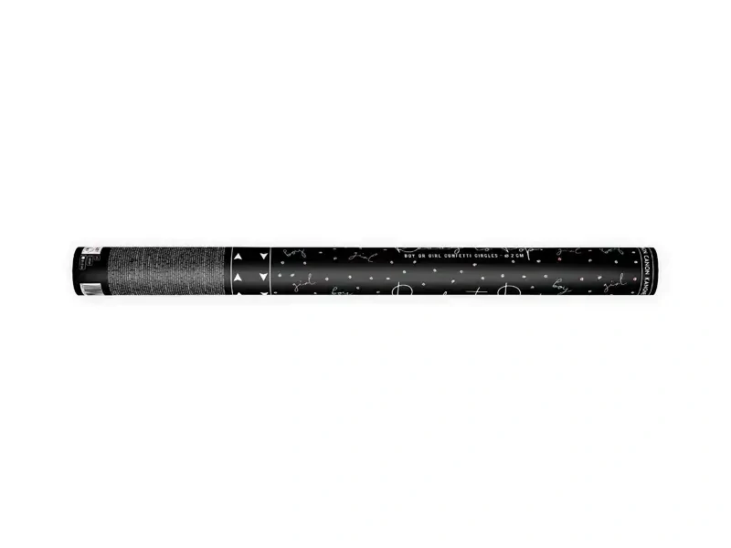 Vystřelovací konfety růžové - Kluk nebo holka 60 cm