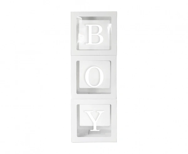 Krabice na balónky BOY - 3 x 35 cm