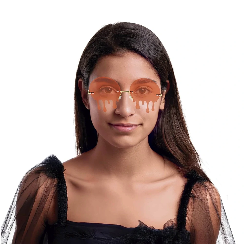 Brýle na Halloween krvavé kapky červené