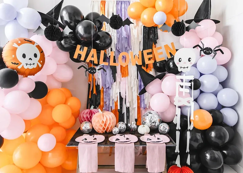 Fóliový balónek Halloween - lebka 45 cm